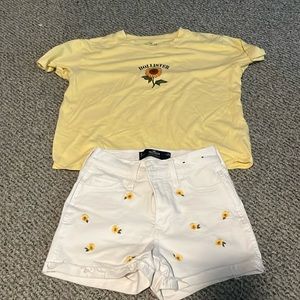 Hollister sunflower outfit